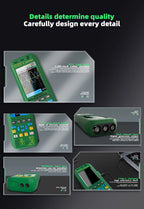 BSIDE 4-IN-1 Handheld Oscilloscope Digital Multimeter+Function Signal Generator Dual Channel O7:25MHz/O9:50MHz Current Tester