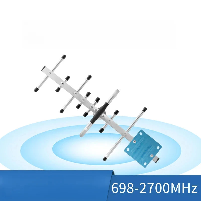 698-2700MHz Outdoor Yagi Antenna 15DBI High Gain Receiving Signal Antenna  N Female Fit Signal Booster Amplifier