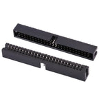 FC 6/8/10/12/14/16/18/20/24/26/30/34/40/50/60/64Pin 2.54mm Pitch Female IDC Socket Connector Ribbon Cable DC3 Header Male Socket