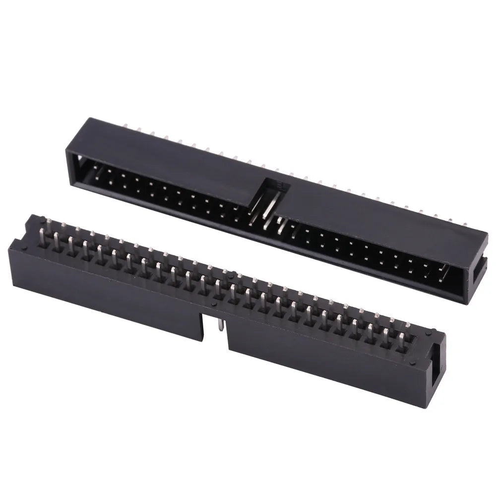 FC 6/8/10/12/14/16/18/20/24/26/30/34/40/50/60/64Pin 2.54mm Pitch Female IDC Socket Connector Ribbon Cable DC3 Header Male Socket
