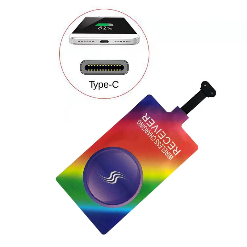 Wireless Charging Fast Charger Receiver Coil 10W 5V 2A Universal USB Type C Type-C Port Charge For Huawei P20 P10 Samsung Xiaomi