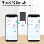 Tuya WIFI Temperature and Humidity Sensor Hygrometer Thermometer with/No LCD Display Indoor Support Alexa Google Assistant