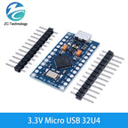 Type-C USB Pro Micro For Arduino ATmega32U4 5V/16MHz 3.3V/8Mhz Module With 2 Row Pin Header Leonardo Usb Interface Board
