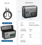 Probty EN-EL25 Portable Fast Charger With Smart Digital Display for Nikon Z50 II, Z50, Z30, Z fc,Camera