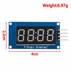 TM1637 LED Display Module For Arduino 7 Segment 4 Bits 0.36Inch Clock RED Anode Digital Tube Four Serial Driver Board Pack