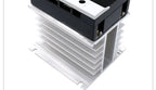 LCTC Three-phase Solid State Relay DC to AC AC to AC With Radiator 10A 25A On-off SSR 3-32VDC 24-480VAC