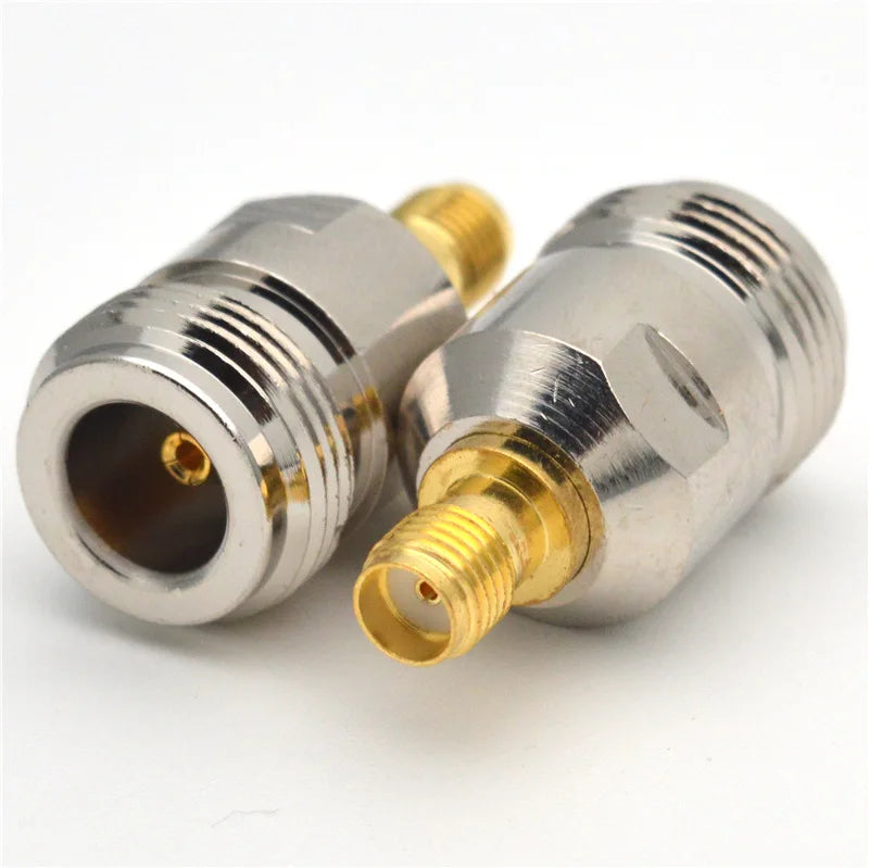RF Connector SMA to SMA BNC UHF N Male Female Adapter RP SMA to PL259 SO239 Straight Copper Brass Converter