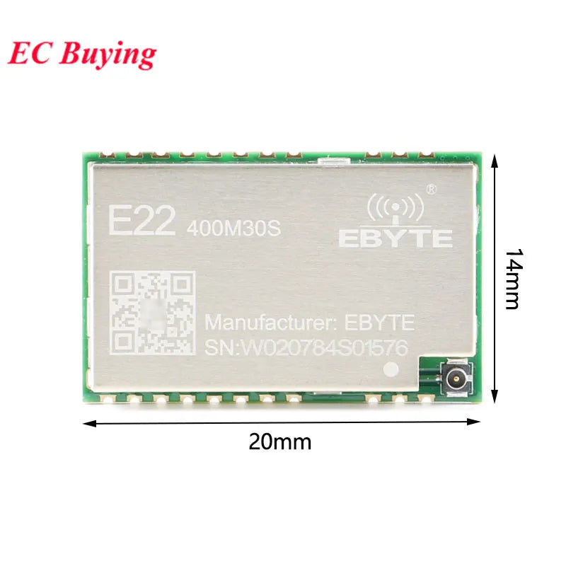 SX1268 PA 433MHz 470MHz LoRa Wireless Module E22-400M22S E22-400M30S RF Long Range Distance Data Transceiver Replace SX1278