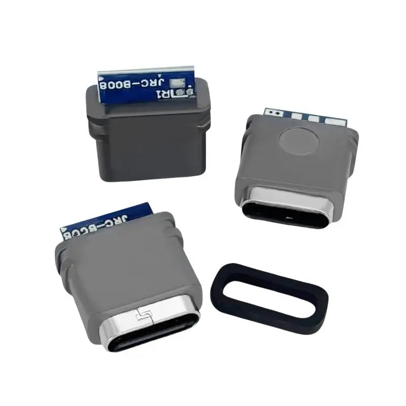 Waterproof USB 3.1 Type C Female Socket 2 Or 5 Or 10 Pcs 4PIN 5A Connector Double 5.1K Resistor Charging And Data Transmission