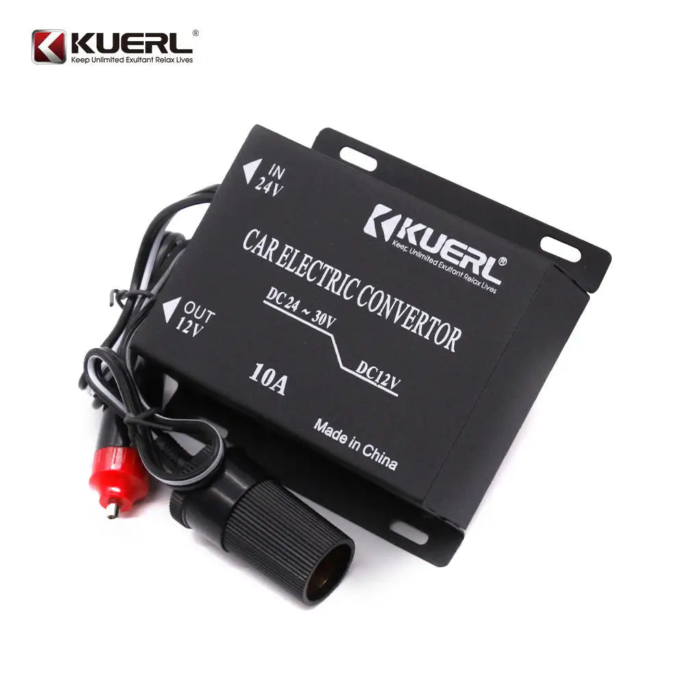 DC-DC 24V to 12V Cigarette Lighter Type Power Buck 10A 20A Step Down Converter Adapter Efficiently Car Power Supply Transformer