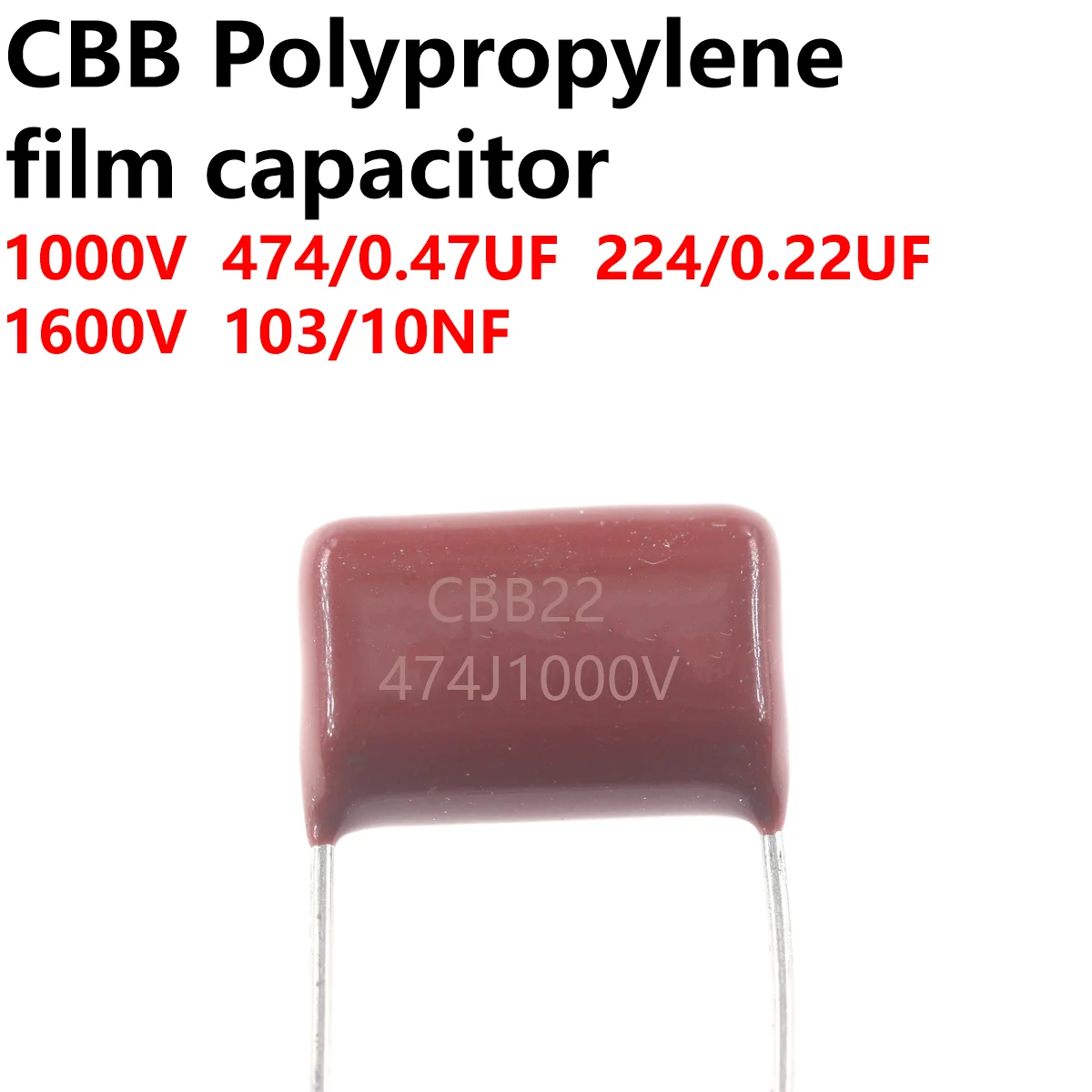 50/20/10pcs capacitor CBB 1000v 1600v 2000v 105 684 103 104 474 473 305 106 475 223 335 155 224 255 334 102 185 222 333 355