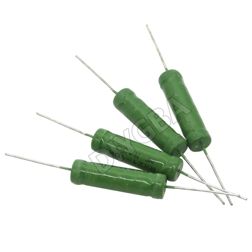 10PCS RX21 5% WiRe Wound Resistance 6W 10W 0.01R 0.05R 0.1R 0.12R 1R 10R 18R 20R 22R 24R 27R 30R 33R 36R 100R 1K 10K 12K 15K