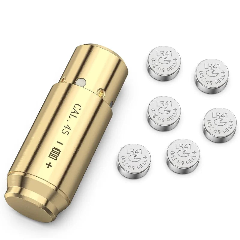 45ACP Laser Bore Sight  .45 Laser Cartridge 45 Laser Collimator Laser Boresighter