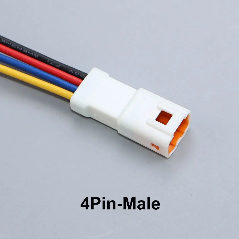JCD Waterproof JST JWPF Connector 2P 3P 4P 6P 8P Male And Female Plug Socket 0.3m ² Wire Harness 02t/02r/03t/03r With 20CM Wire