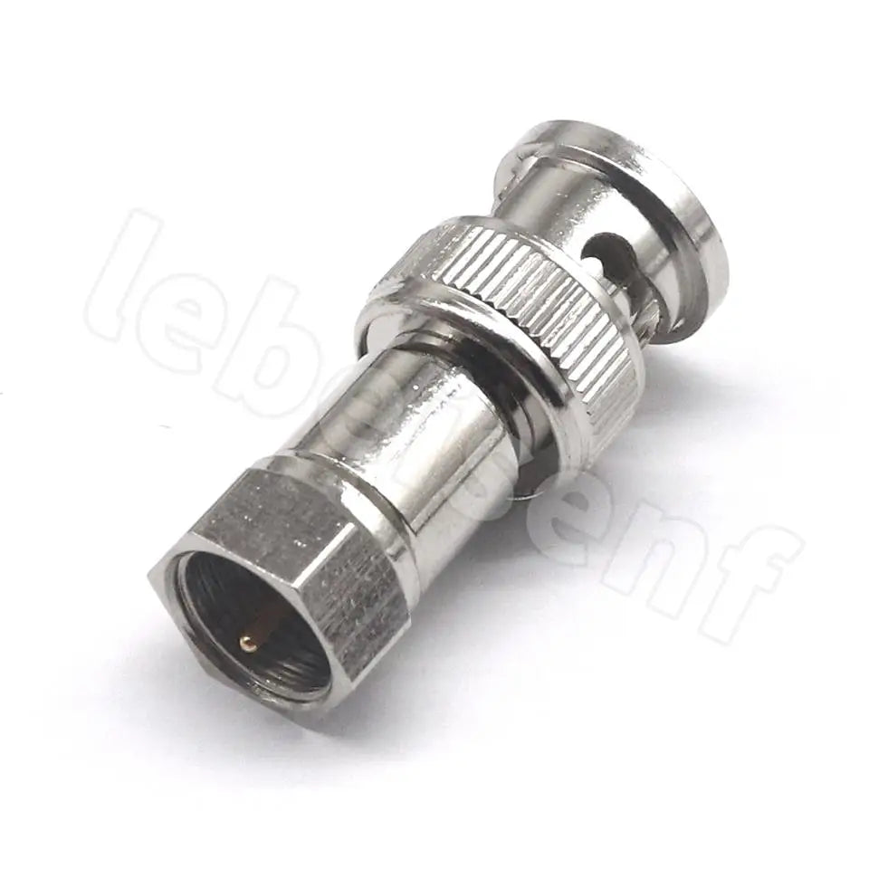 BNC to F TV female male straight connector F to BNC quick plug adapter coaxial connector