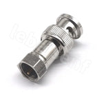 BNC to F TV female male straight connector F to BNC quick plug adapter coaxial connector