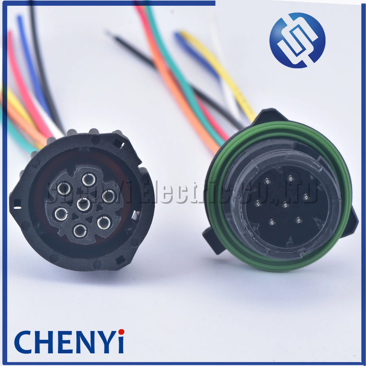 7 Pin 1.5mm BU-STE KPL CIRCULAR DIN HOUSINGS Connector 968421-1 967650-1 1718230-1 For Truck Tail Light Connector