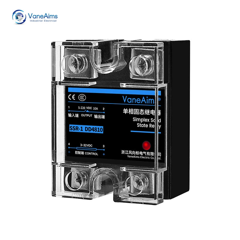 SSR-40DD DD SSR 10A 25A 40A 60A 80A 100A 120A DC control DC Solid State Relay Module for PID Temperature Control