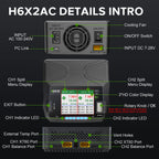 HTRC 400W/240W RC Charger  Dual Channel AC DC Charger Discharger for LiPo LiHV LiFe Lilon NiCd NiMh Pb Battery Balance Charger