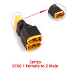1PCS Amass Lithium Battery Adapter XT30, XT60, XT90 Series Adapter Parallel Plug
