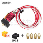 Ender 3 Metal J-Head CR10 MK8 Hotend Extruder Kit Heat Block Nozzle Heater Thermistor for CR10s Pro Ender3 V2 Ender 5 3D Printer