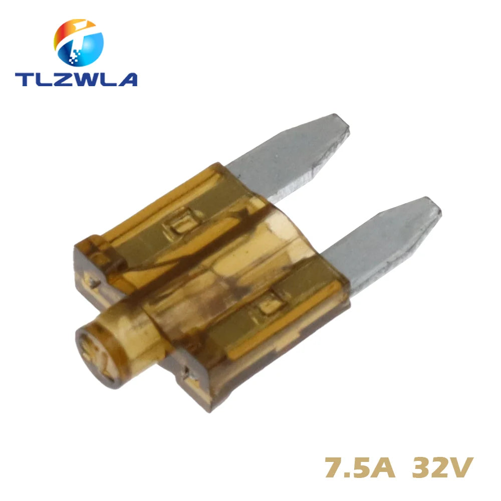 10PCS Small With Light With Fusing Indication Automobile Plug-in Fuse Small Sharp Foot Fuse For Automobile 5A ~ 40A