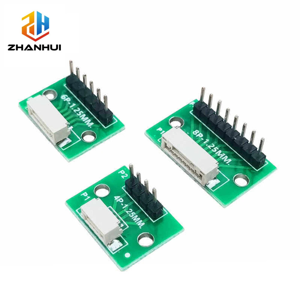 5/2/1PCS GH 1.25mm SMD to DIP2.54 Adapter Board 4P 6P 8P 10P 12P Test Conversion Board