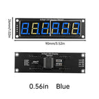 TM1637 Module 0.56" 0.56 Inch 7 Segments Digital Display Tube 4/6-Digit LED Module Board For Arduino Red Green Blue White