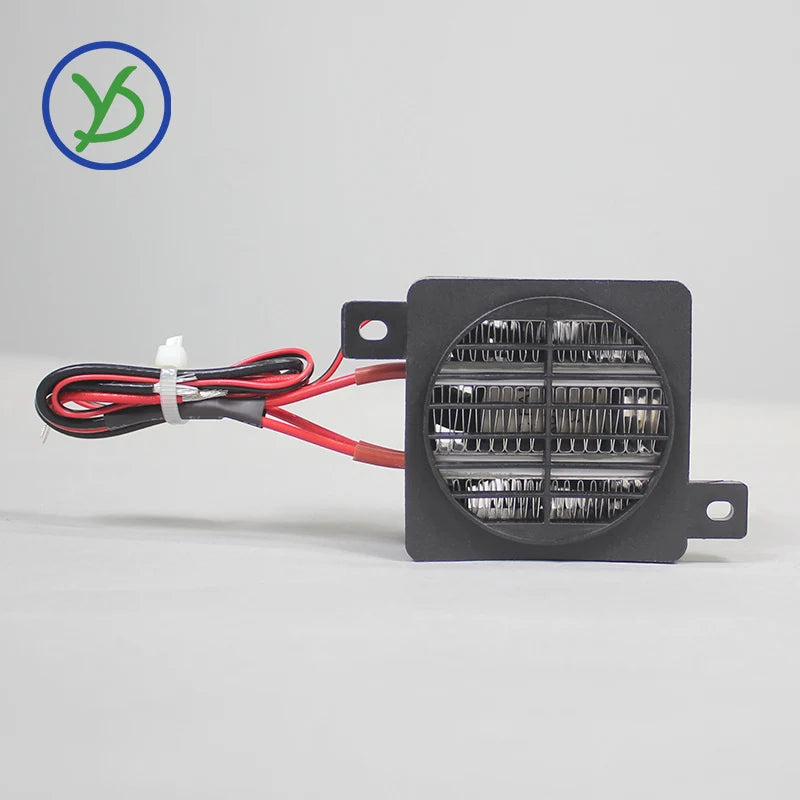 12V 24V 48V 110V 220V PTC Heater 50~400W Ceramic Thermostatic Insulated Heater With Fan Pet Insulation Incubator Electric Heater