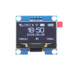 1/5pcs 1.3" 1.3 inch IIC I2C Serial 128x64 SSH1106 Digital OLED LCD Led Display White Blue Module For Arduino 12864 LCD Screen B
