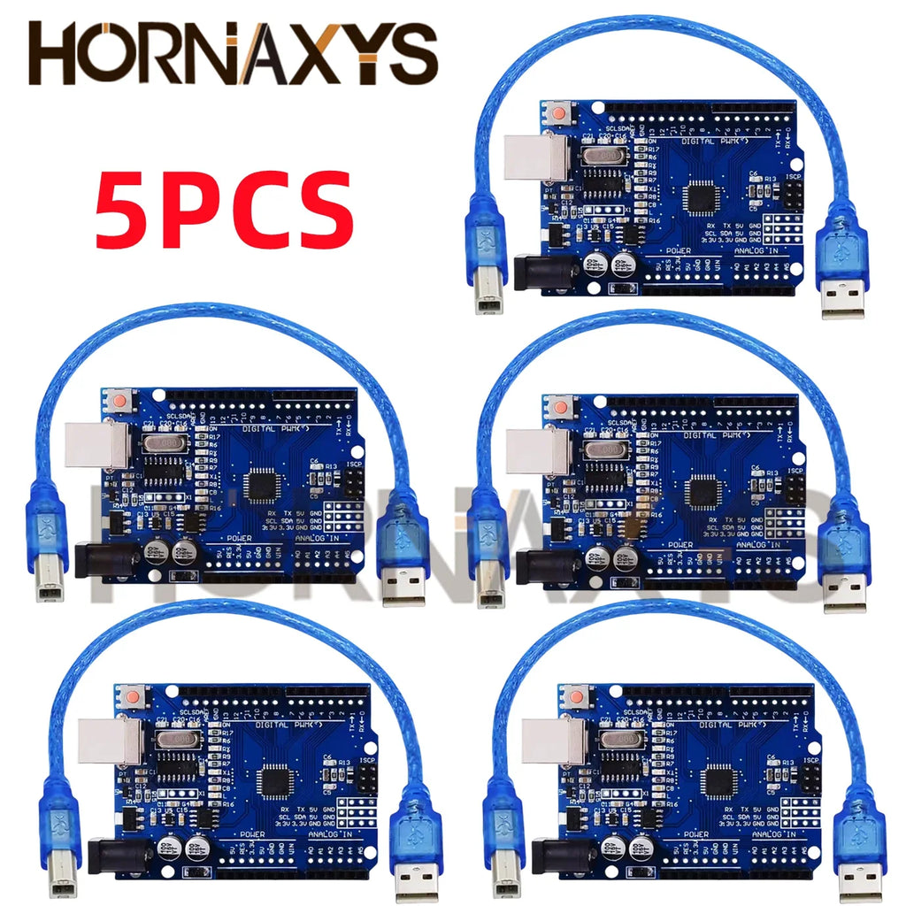 1-10 Uds/alta Calidad UNO R3 (CH340G) MEGA328P Para Arduino UNO R3 + CABLE USB ATMEGA328P-AU Placa De Desarrollo 16Mhz TYPE-C