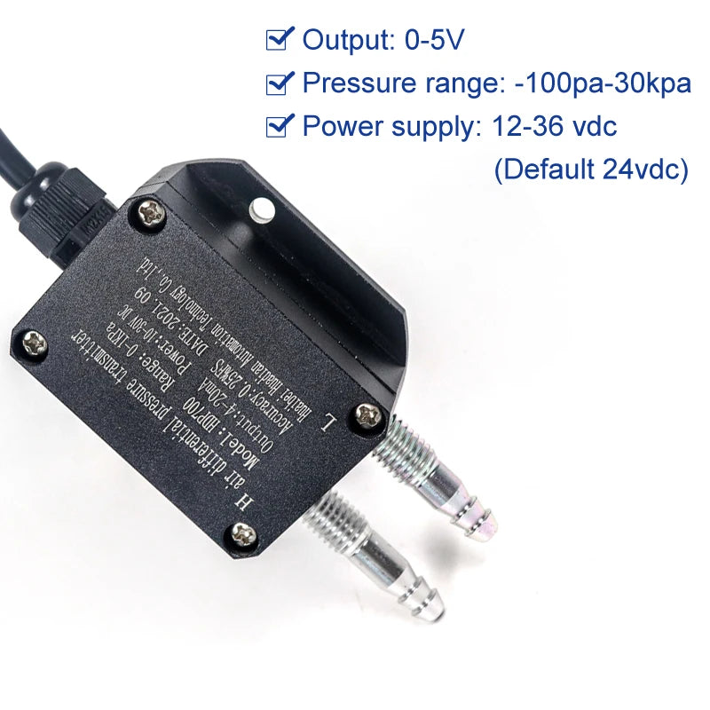 0-100Kpa Differential Pressure Sensor China Intelligent Absolute Gauge Pressure Transmitter