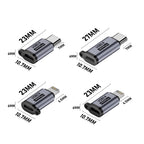 TYPE-C adapter Micro USB Mini USB Adapter lighting Female To Micro Usb Male Converter for Phone Tablet Camera Charging Adaptor