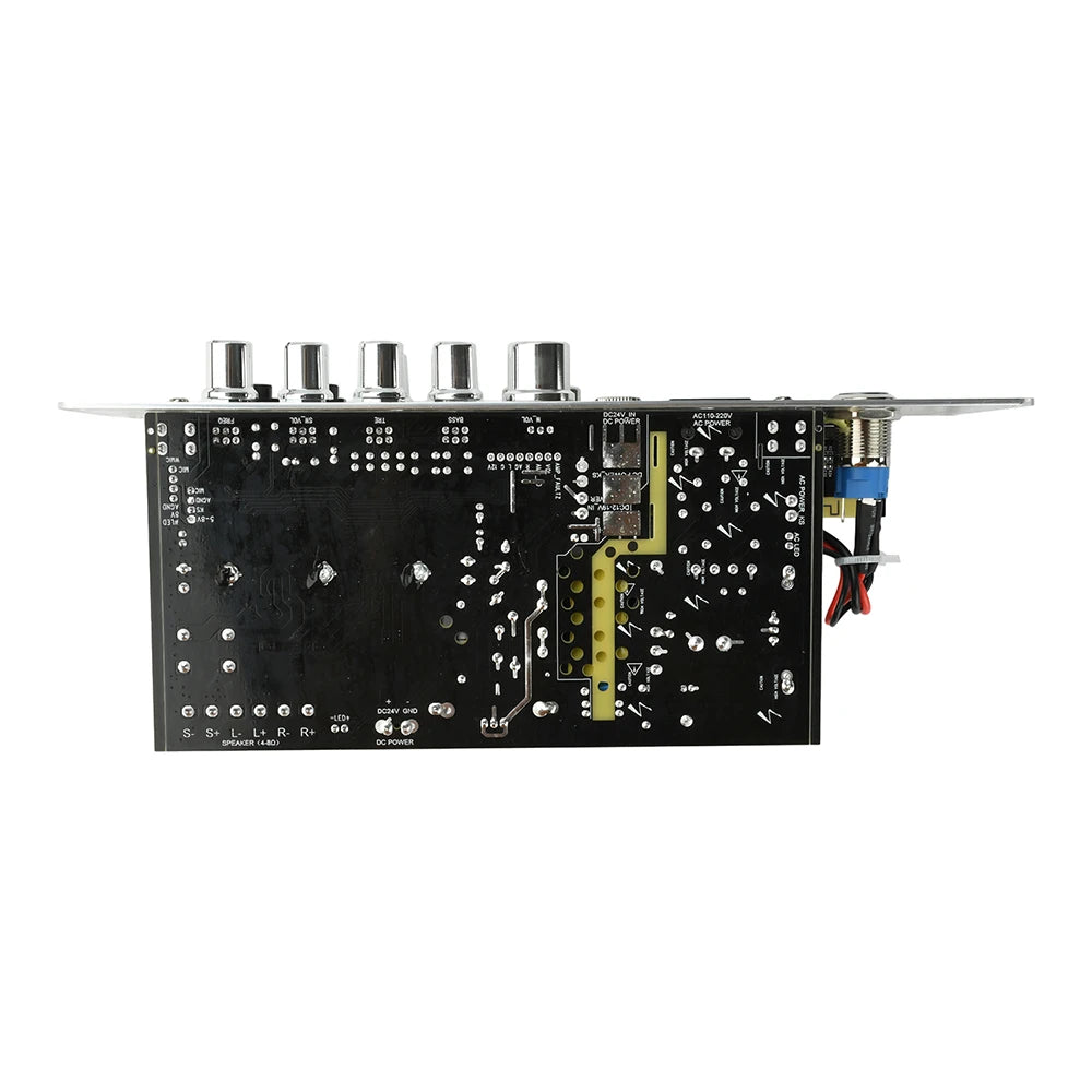 D2000 Bluetooth Amplifier Board 2.1-Channel TPA3221 Power Amplifier 100W+100W+200W with AUX FM USB TF Card TWS DC 24V/AC110-220V