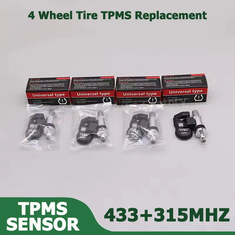 Universal Programmable TPMS Sensors 2 in 1 Support Programing with TS501 TS508 TS601 TS608 ITS600E MK808TS MK808S-TS MP808TS
