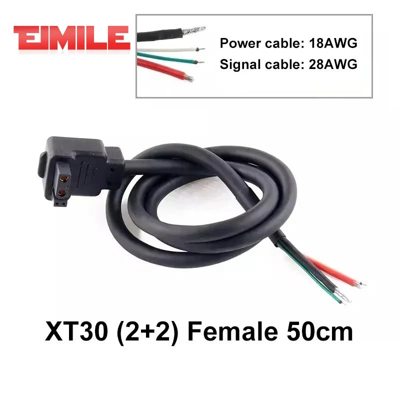 Original Amass XT30(2+2)-F XT30PB(2+2)-M Male Female Gold Plated Plug with Signal Pin XT30U Connector for RC Drone Aircraft Car