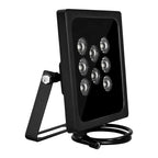 1pc 940NM Waterproof Infrared Illuminator 60M IR Distance Adjustable Beam Angles 8-array LEDs For Monitoring Supplemental Lights