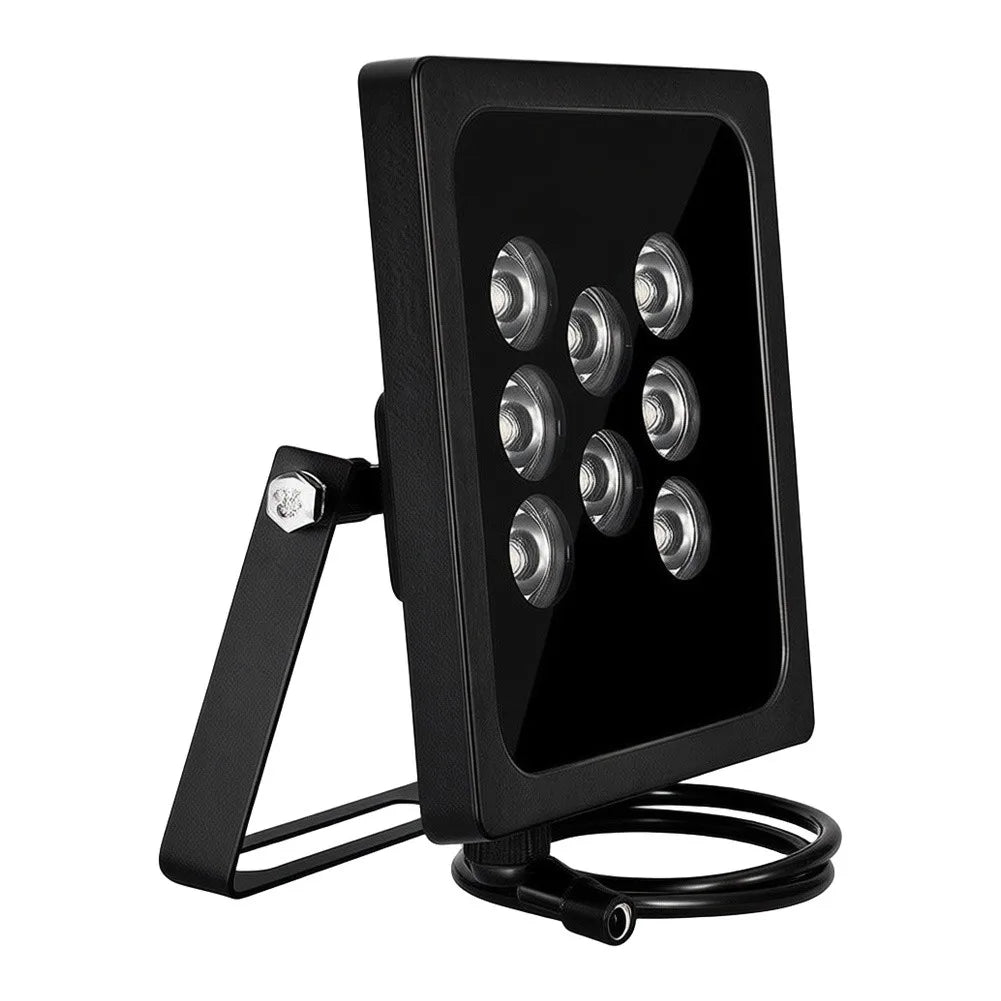 1pc 940NM Waterproof Infrared Illuminator 60M IR Distance Adjustable Beam Angles 8-array LEDs For Monitoring Supplemental Lights