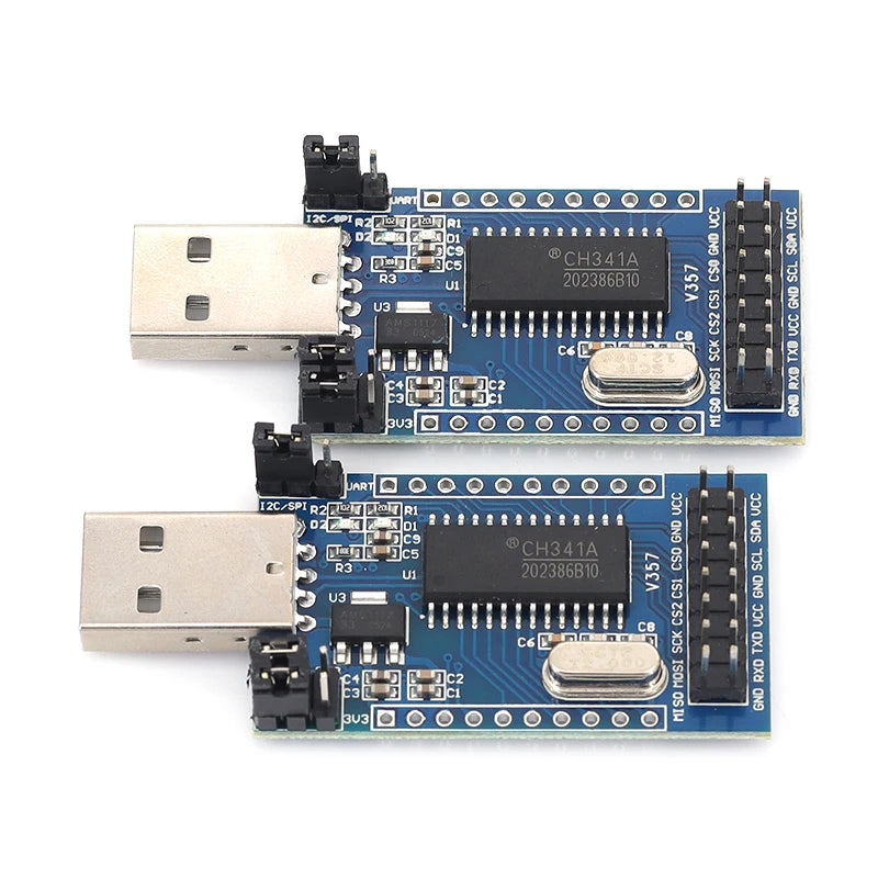 Liludin CH341A Multi-Function USB Adapter USB To UART I2C SPI TTL ISP EPP MEM Flash Programmer Debug Module