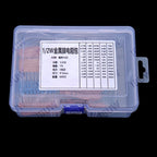 60Values 0.1R 100R 200R 1/2W 1W 2W 3W 1% Metal film resistors kit dip  300R 1K 2K 3K Resistor