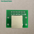 1Pce RJ45 Ethernet Port 8P Vertical Horizontal Test Board Bent Pin Straight Pin Network Port Adapter Circuit Board Connector