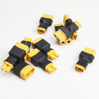 5Pcs Adapter XT60 To XT30 XT90 EC5 TRX T Female To Male Plug Deans Connectors Plug RC Helicopter Quadcopter Lipo Battery Control