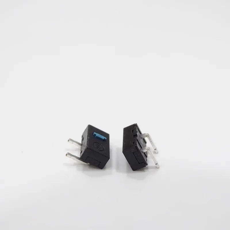 2pcs/pack Kai Long Mouse Micro Switch Left Right Bent 2 Pins Micro Switches 5 Millions Click lifetime