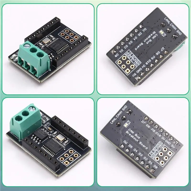 AED7-CAN Bus Breakout Board For Seeedstudio-XIAO And Qtpy On-Board MCP2515 SN65HVD230