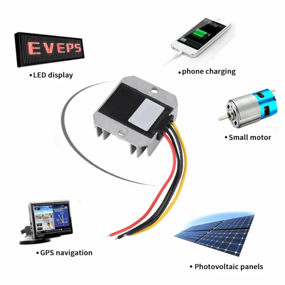 Waterproof 24V To 12V DC-DC Converter 5A 60W Voltage Step Down Module Step Down Converter Solar System