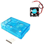 Suitable for Raspberry Pi 3B+ case ABS case with reserved GPIO opening Designed for use with cooling fan case