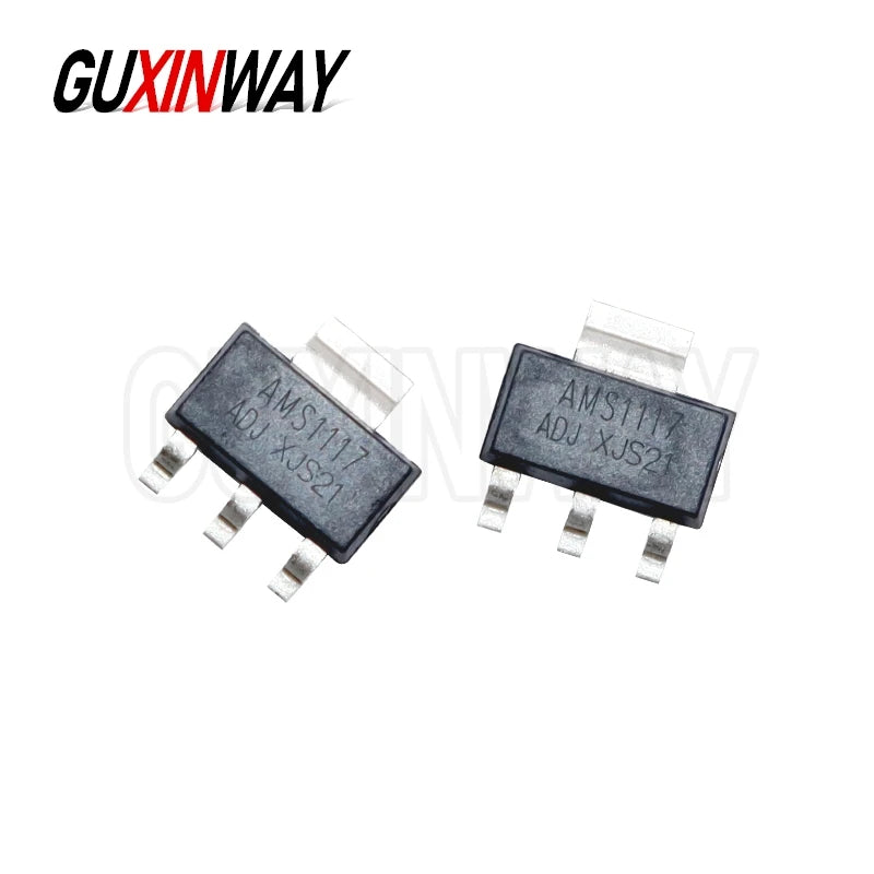 20PCS New Linear Voltage Regulator SOT223 IC AMS1117 1.2V 1.5V 1.8V 2.5V 3.3V 5V ADJ LM1117
