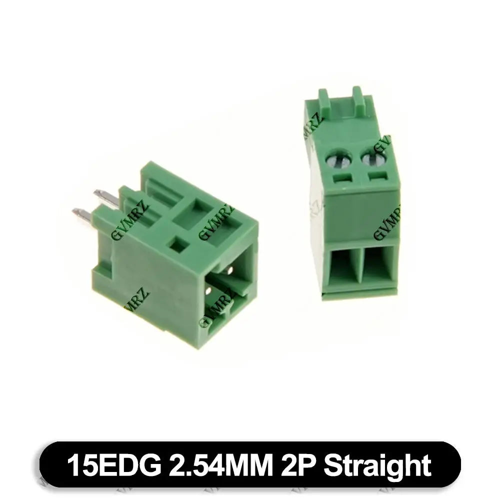 5Set 15EDG 2.54mm PCB Seal Screw Terminal Block 2 ~ 12 Pin KF15EDG Female Socket Pin Header Wire Connector +2.54 Male Plug 9P