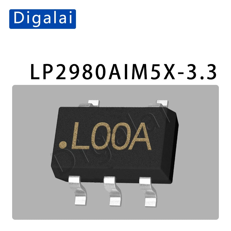 100%New origina 5PCS LP2981AIM5X-5.0 LP2980 LP2985 LP2992 3.3 3.0 2.5 SOT23 LDO linear regulator chip
