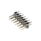 10pcs 2.54mm Double Row Male PCB Board Pin Header Connector Strip Pin Header 2 * 2/3/4/6/8/10/12/15/20/40P For Arduino
